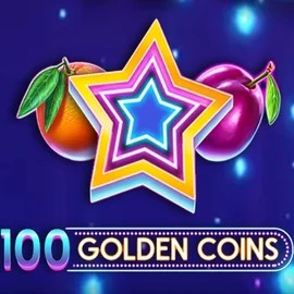 100 Golden Coins slot logo by Amusnet Interactive at Kingmaker Casino