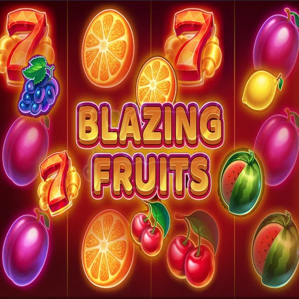 Blazing Fruits online game logo by Inbet Games on kingmaker-es.com