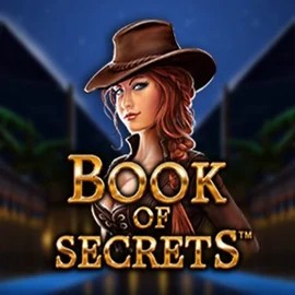Book of Secrets online game logo by SYNOT Games on kingmaker-es.com