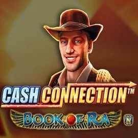 Cash Connection Book Of Ra casino game by Novomatic – featured logo at Kingmaker Casino