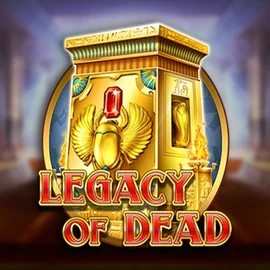 Legacy of Dead casino game by Play'n GO – featured logo at Kingmaker Casino